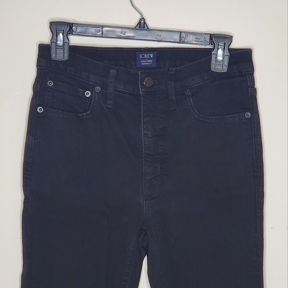 J. Crew Factory High-Rise Skinny Black Jean - Picture 2 of 12